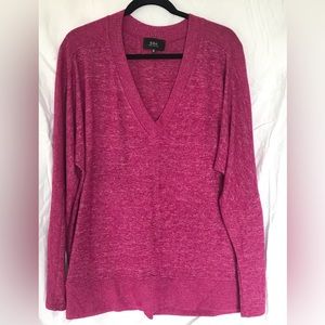 VGUC COA for Anthropologie Brushed Fleece V-Neck, Size XL